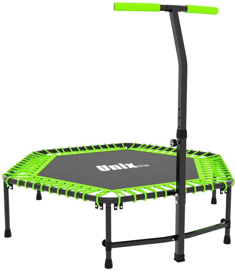 ⭐ Батут UNIX line FITNESS Green (130 cm) по оптимальной цене в 9 990 руб. —  купить модель сегодня с доставкой уже на следующий день! ⭐